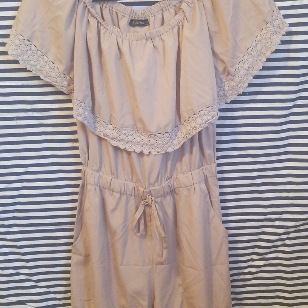 Off the shoulder romper
